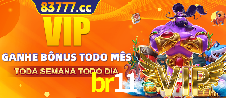 Banner promocional do br11 oferecendo 100% de recompensas adicionais contínuas para quem fizer o login diário (Daily sign-in), com um mascote de coelho.
